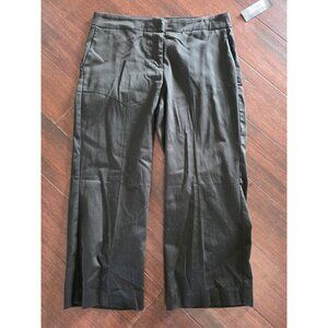 NWT Women's size 12 Ingredients Black Cropped Slacks